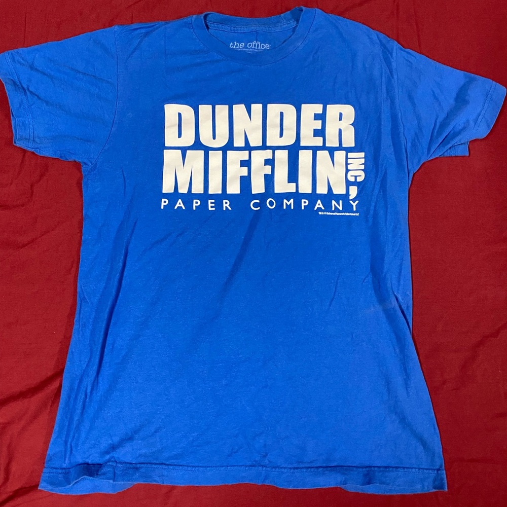 Dunder Mifflin Tee Shirt - Blue